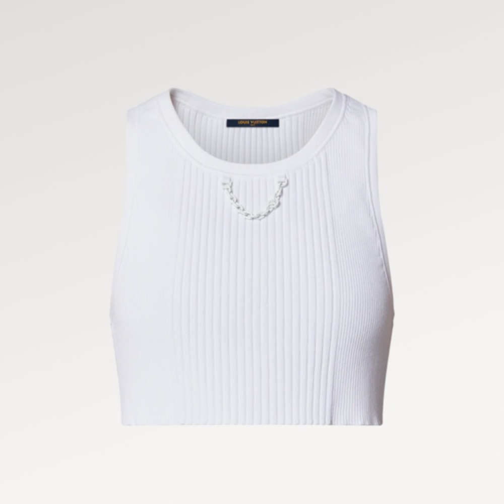 Louis Vuitton Women’s Knit Ribbed Crop Top